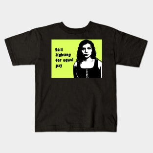 Politcal pop Equal pay Kids T-Shirt